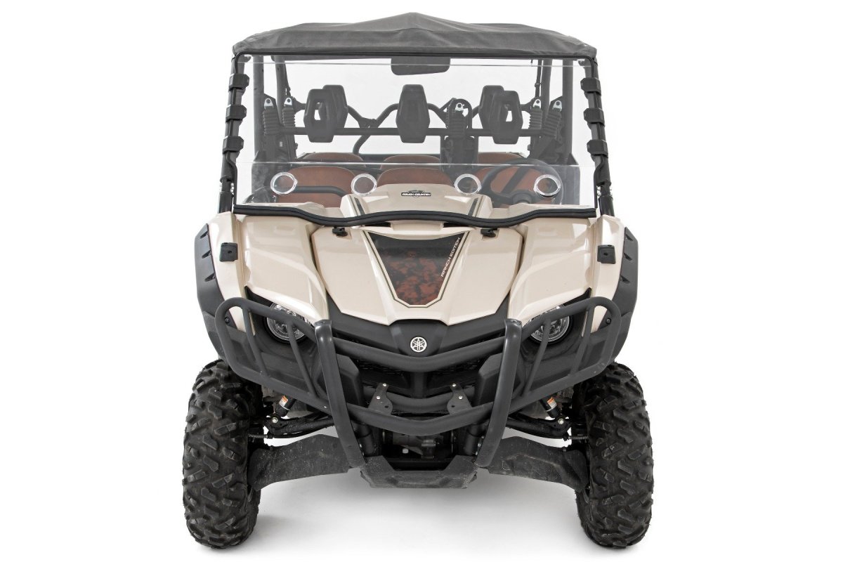 Yamaha YXM700 Viking VI EPS SE Vented Full Windshield - Rough Country - Scratch Resistant - '15-'19